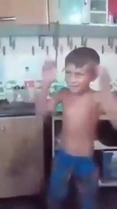 hoy me levante re loco