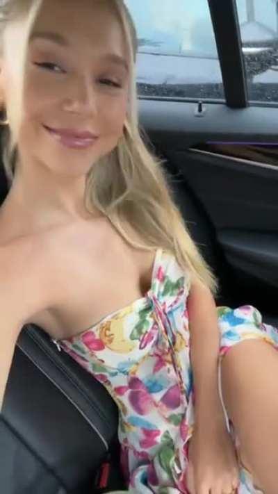 Pretty dress and boots