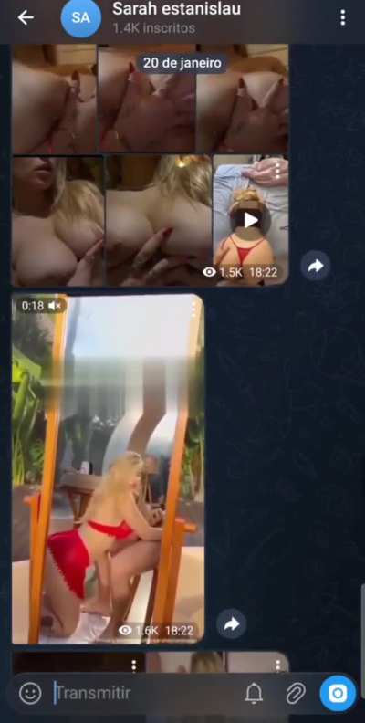 SARAH ESTANISLAU (VAZADOS DELA LINK NOS COMENTÁRIOS
