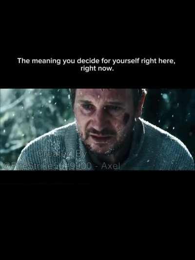 It's going to end either way.