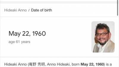 Feliz Cumpleaños Hideaki Anno :)