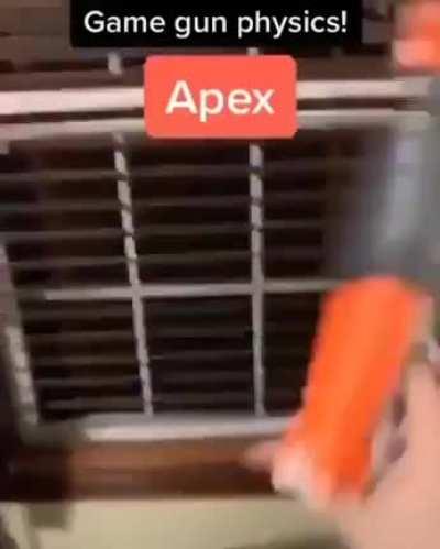 Game gun physics
