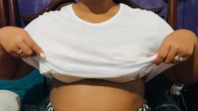 46DD bra size dark nipples 