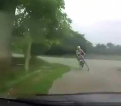 Look where your going lad-