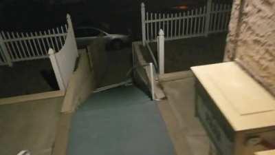 i hope he’s not trying to walk home