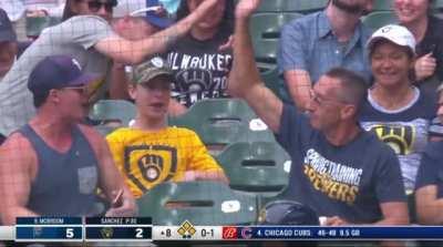 Brewers fan snubbed.