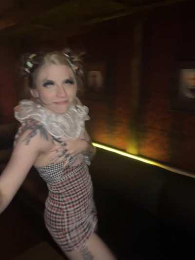 Flashing these lil titties at beetle house <3