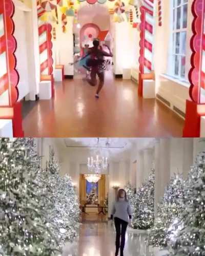 Joe & Jill Biden’s Christmas White House vs Donald & Melania Trump’s Christmas White House