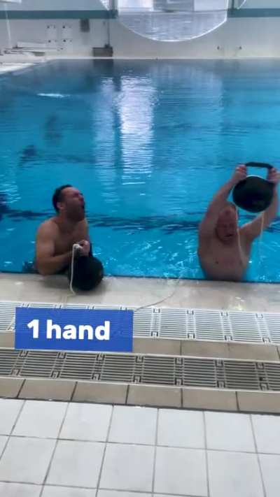 An underwater battle