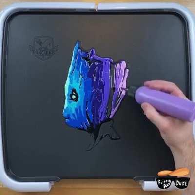Groot pancake art!