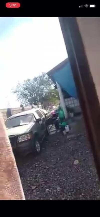 A shootout that happened a while ago in my town Aquiles Serdán, Michoacán