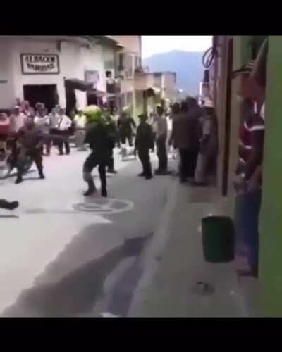 WCGW if I threaten people with a machete.