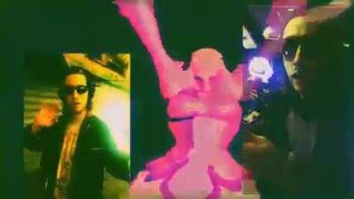 the entire machine girl music video I compressed to send on discord for some reason