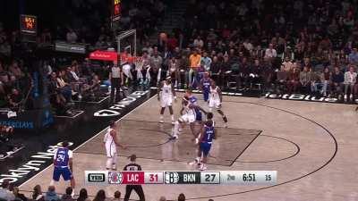 [Highlight] James Harden puts the moves on Dorian Finney-Smith and hits the stepback midrange in his face