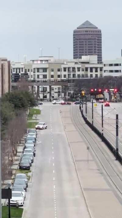 I could see this guy’s high beams all the way from my apartment which is on 5th floor. And it’s not even completely dark yet. What an idiot.