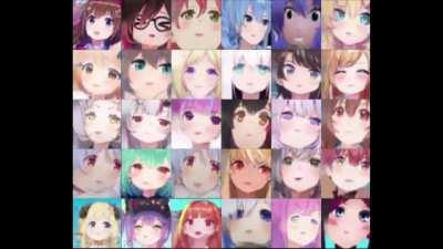 Hololive, but everyone is singing baka mitai(Yakuza 0 version)