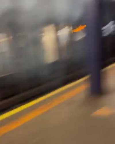 ny train collides with bike