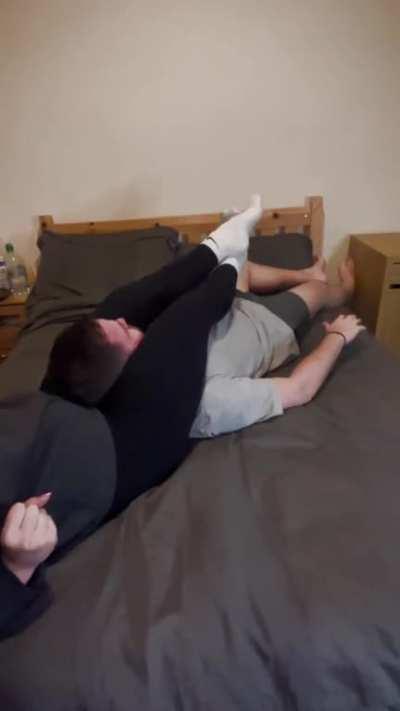 Headscissors, Smothering and Foot Worship - Check out my Fansly 😈