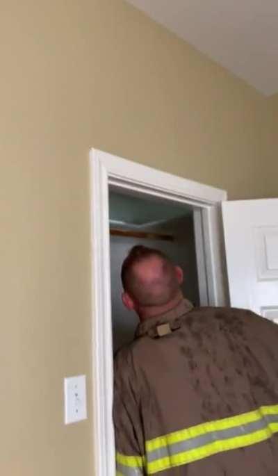 Dude closed on a house and two weeks later the supply line to the fire sprinklers broke in the attic.