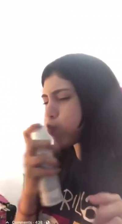 If i sprayed deodorant in my mouth and lit it on fire