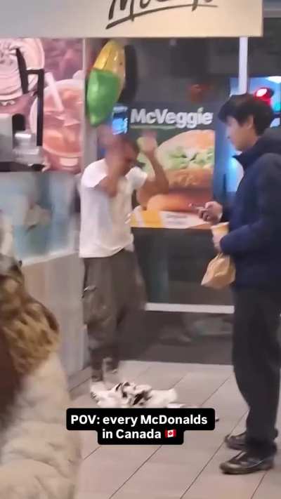 POV: McDonalds in Toronto