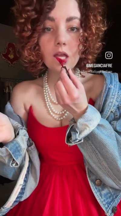 More of the red dress