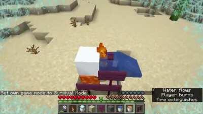 Freezing, drowning, and burning at the same time