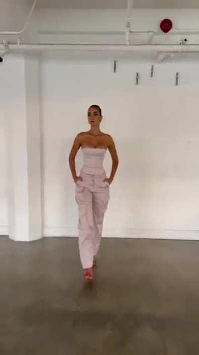 Priscilla, elegantly showing off a new set for houseofcb