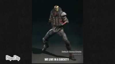 We live in a society