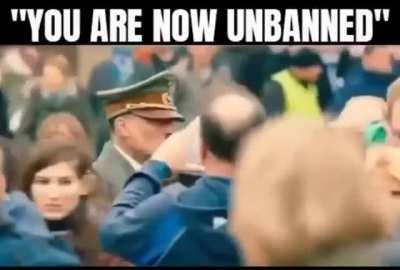 I’m back after being banned for 7 days