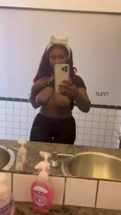 I like the feeling that I could get caught