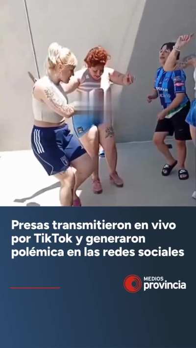 Presas transmitieron en vivo por tik tok y generaron polémica en las redes: