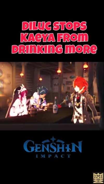 Diluc is Jealous to Whom? - Video SlowMoed for Thesis Purposes