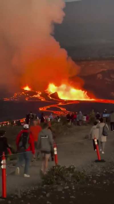 Kilauea, Hawaii - 08 August 2025 - Eruption sent lava and ash within summit and nearby vents