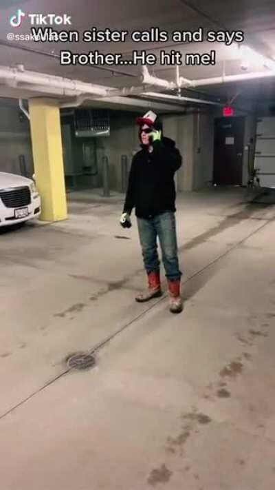 The only one who fucks his sister is him