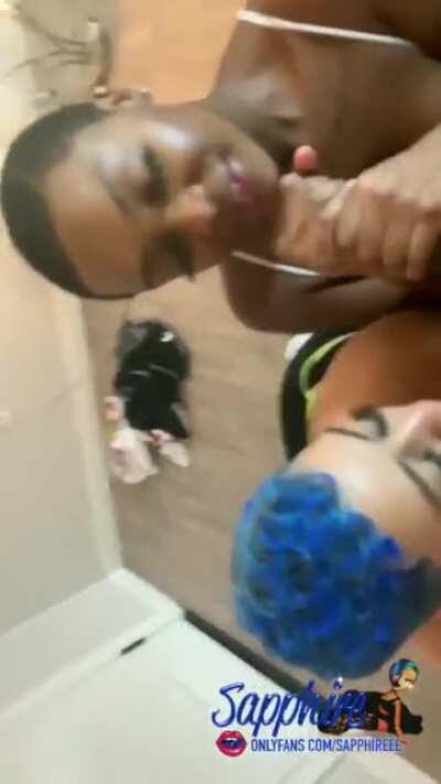 The proper way to tag team the 🍆🍆🍆