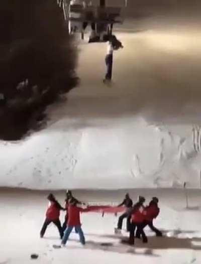 If this was you stuck up there....Would you jump?