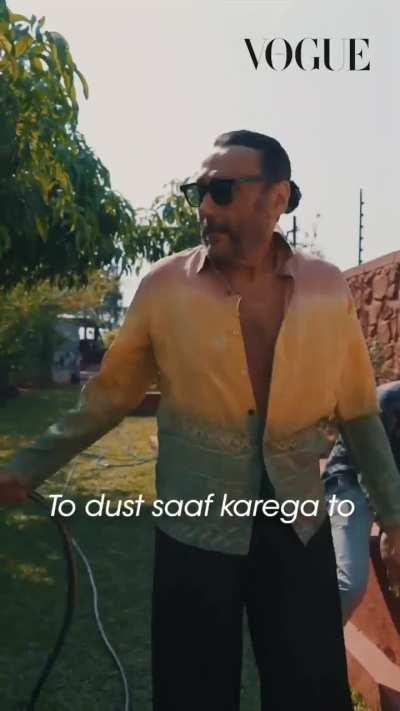 Behind the scenes of Vogue India magazine's photoshoot with Jackie Shroff