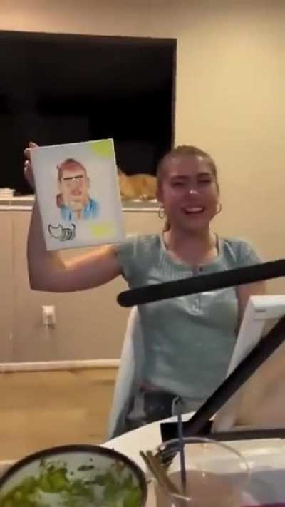 She had a wonderful reaction to it.