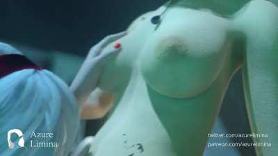 2B & Futa (Azure Limina) [Nier Automata]