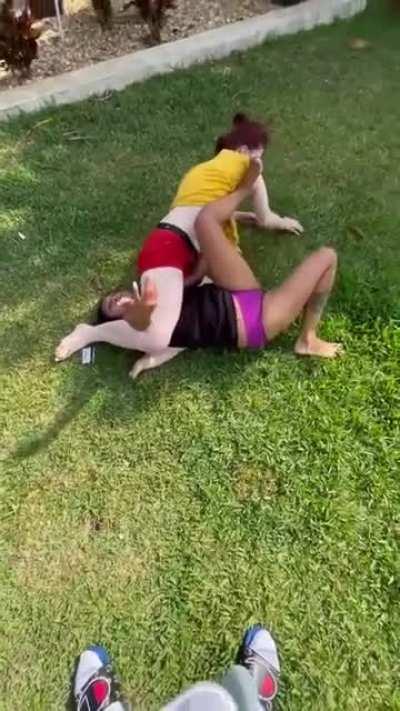 Nothing like watching two women duke it out on the front lawn of your luxury house (Nudity)