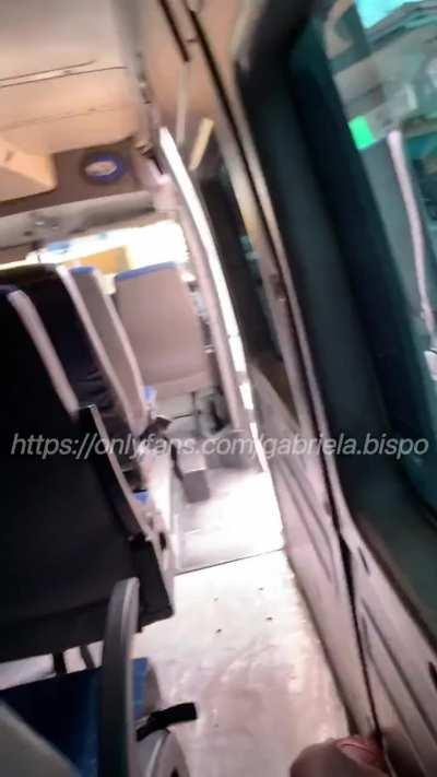 Public Bus Jerk Off Cumshot