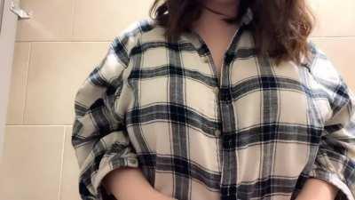 No one at work has any clue what I’m hiding under this shirt…. 🤭