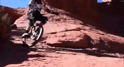 Women live longer because men ride the worlds most dangerous trail on a unicycle (credit goes to mad4one on YouTube)