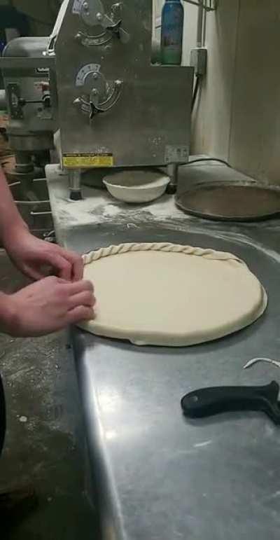 Not sure if this counts but, me rolling crust on pizza at my job, did about 200 today