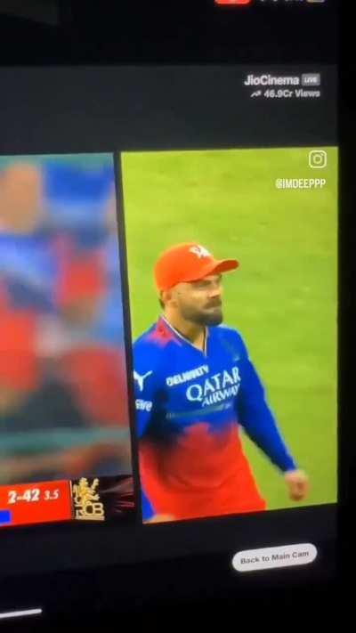 Full video of Virat Kohli's celebration after the ball which confirmed RCB's playoffs qualification