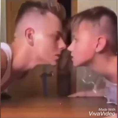 When your gonna make out with younger brother but mummy walks in 😔