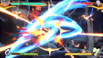 UI beats the crap outta Jiren (Ultimate Battle TOD)
