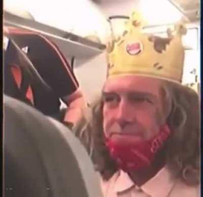 The BurgerKing is in da Plane