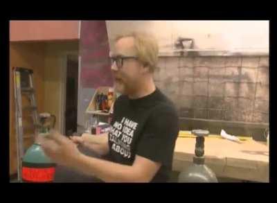 If you inhale a gas that's denser than air (ex: sulfur hexafluoride), your voice becomes deeper/almost demonic.